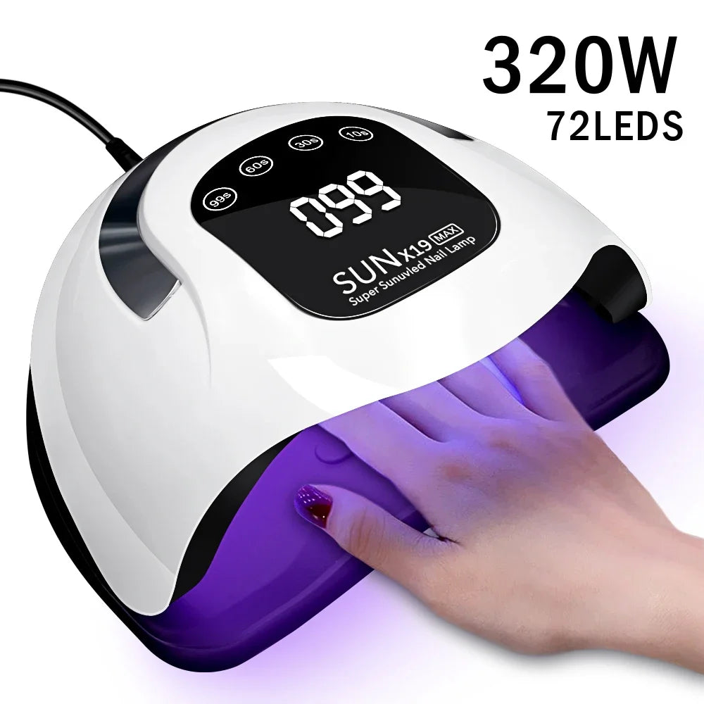 Lámpara secadora de uñas profesional LED/UV