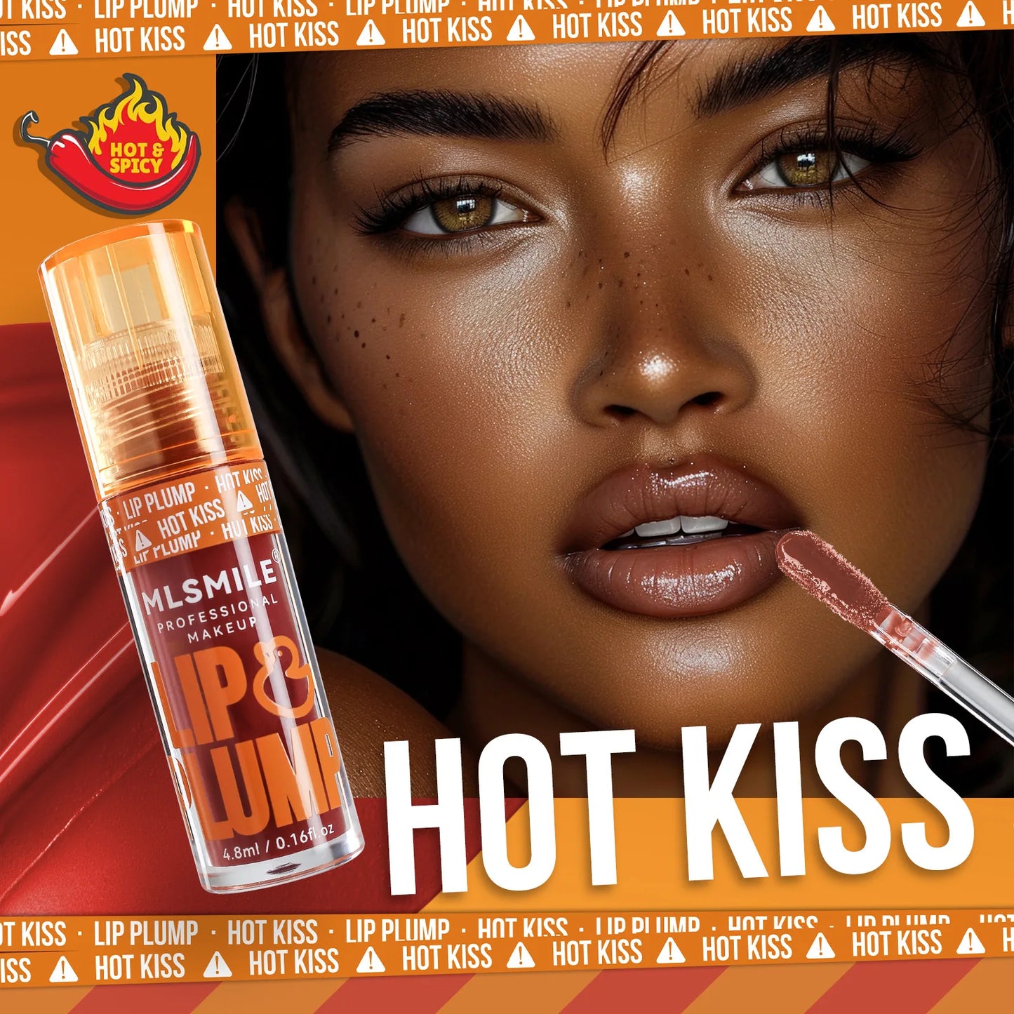 Lip Plump Lip Oil Moisturizing Lip Gloss Mirror Water nature long-lasting Gloss Gloss Pearl Lip Glaze Set