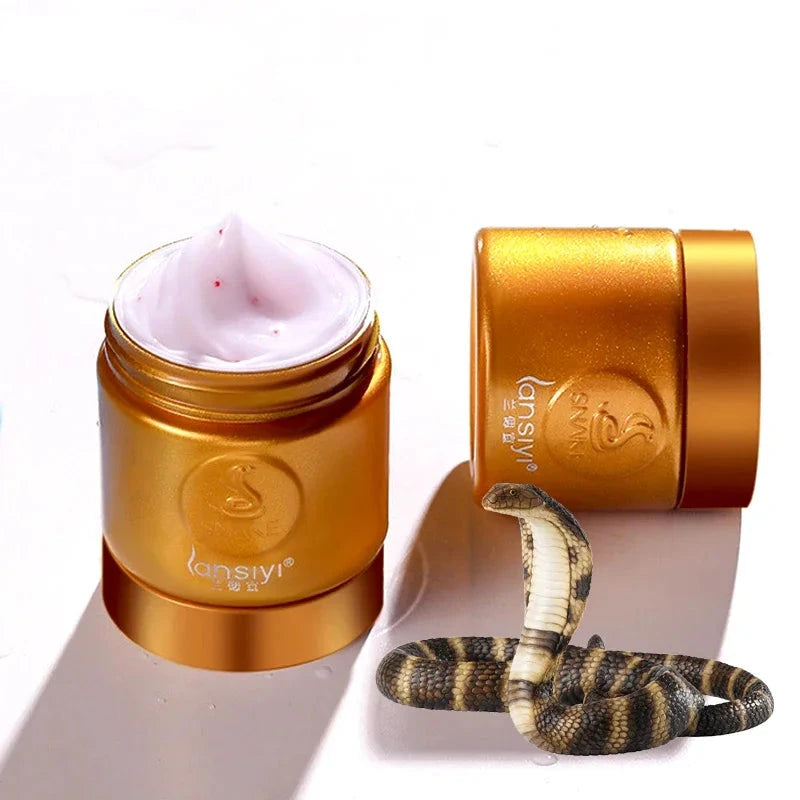 Crema y suero facial con veneno de serpiente y seis péptidos: reafirmante y reafirmante