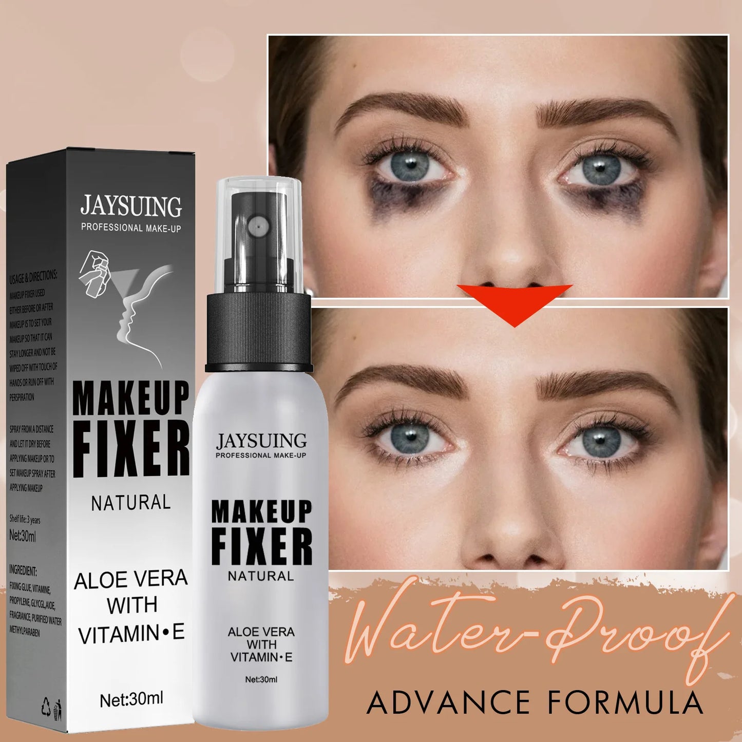 Spray fijador de maquillaje mate natural - 30 ml