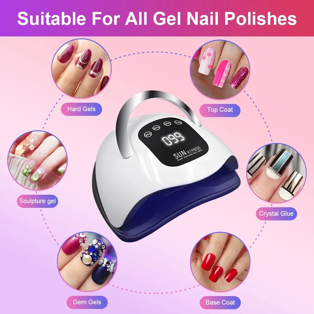 Lámpara secadora de uñas profesional LED/UV