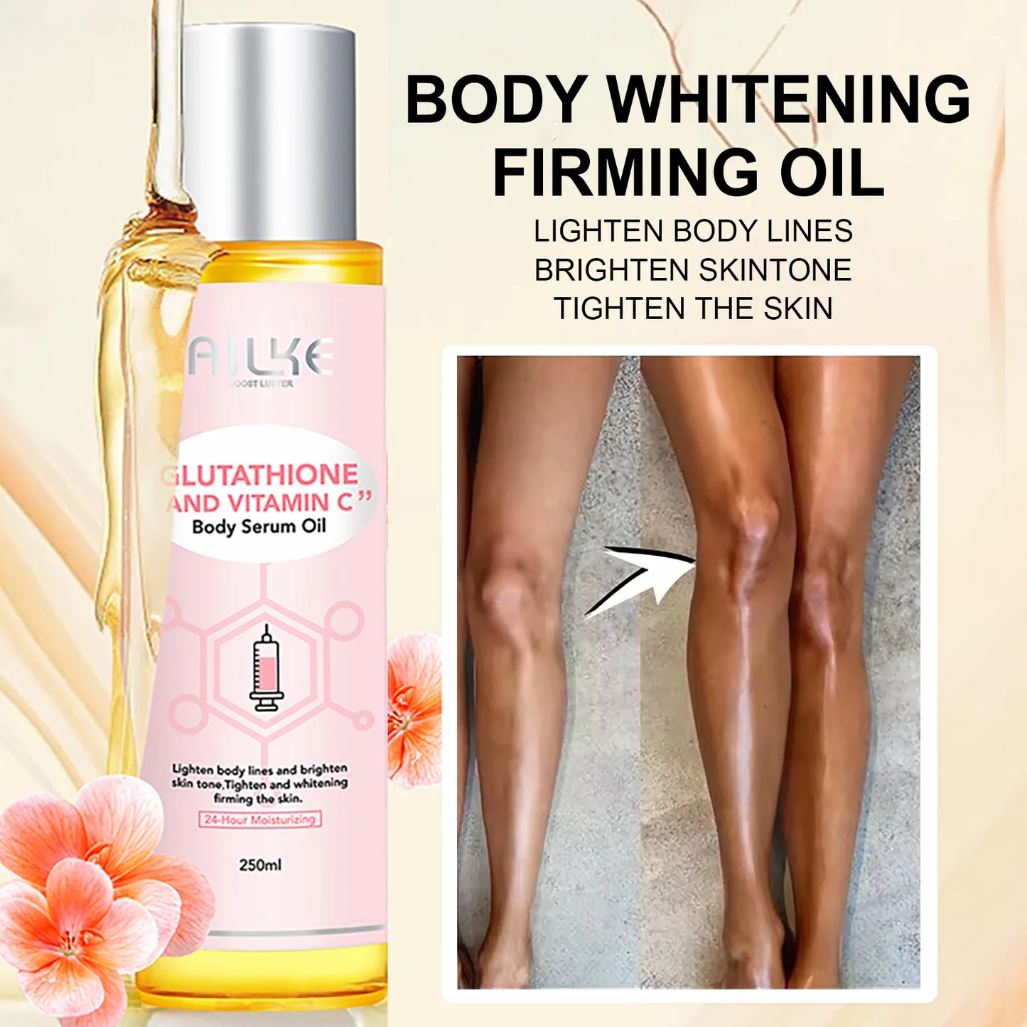 Whitening & Anti-Aging Skin Care Pack with Shea Butter, Glutathione & Vitamin C