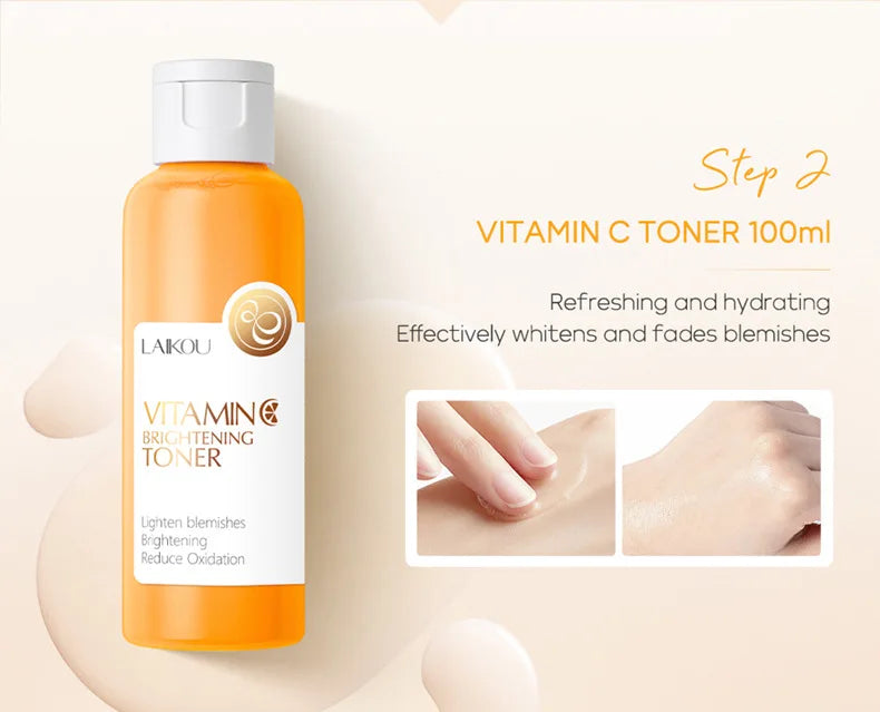 Set de cuidado de la piel con vitamina C - 5 piezas