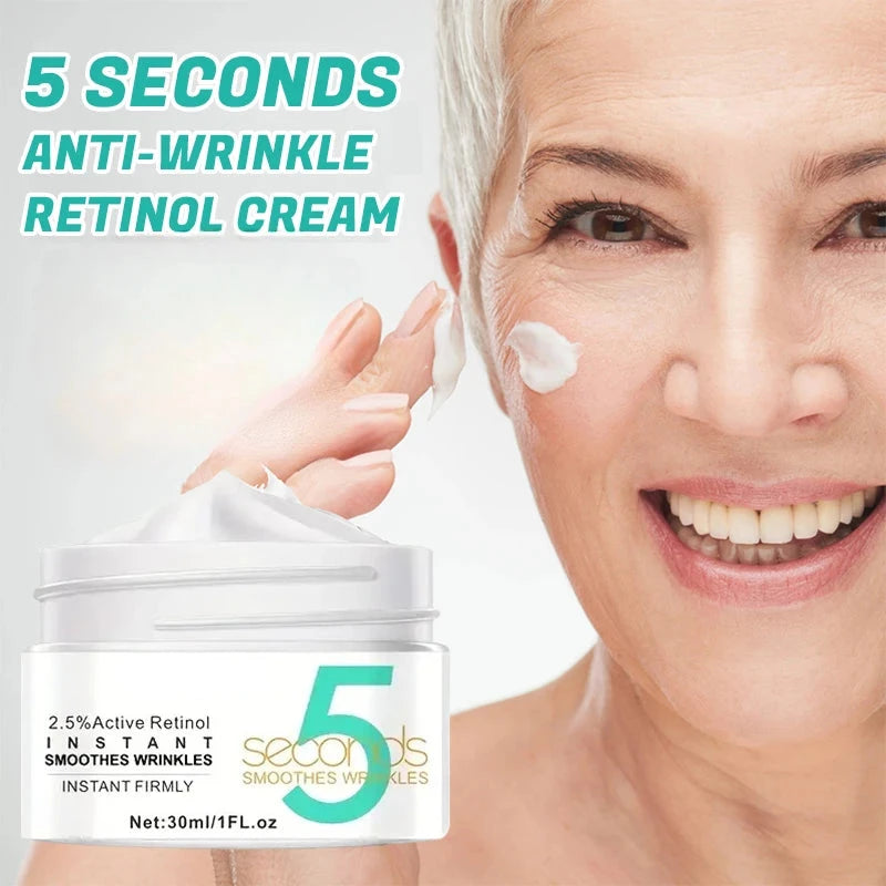 5 Seconds Anti-Wrinkle Retinol Face Cream: Instant Lifting and Firming Effects