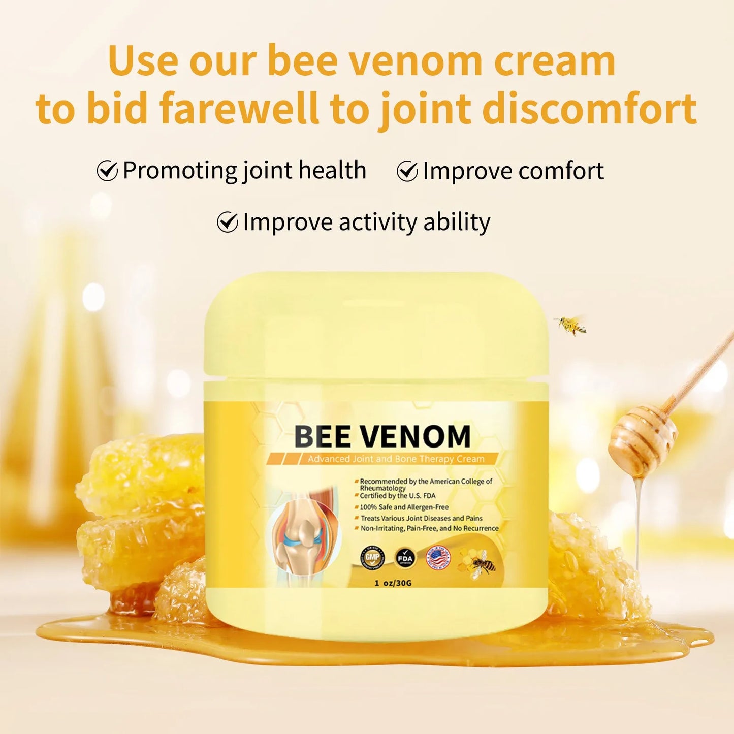 Advanced Joint Cream with Propolis and Bee Venom