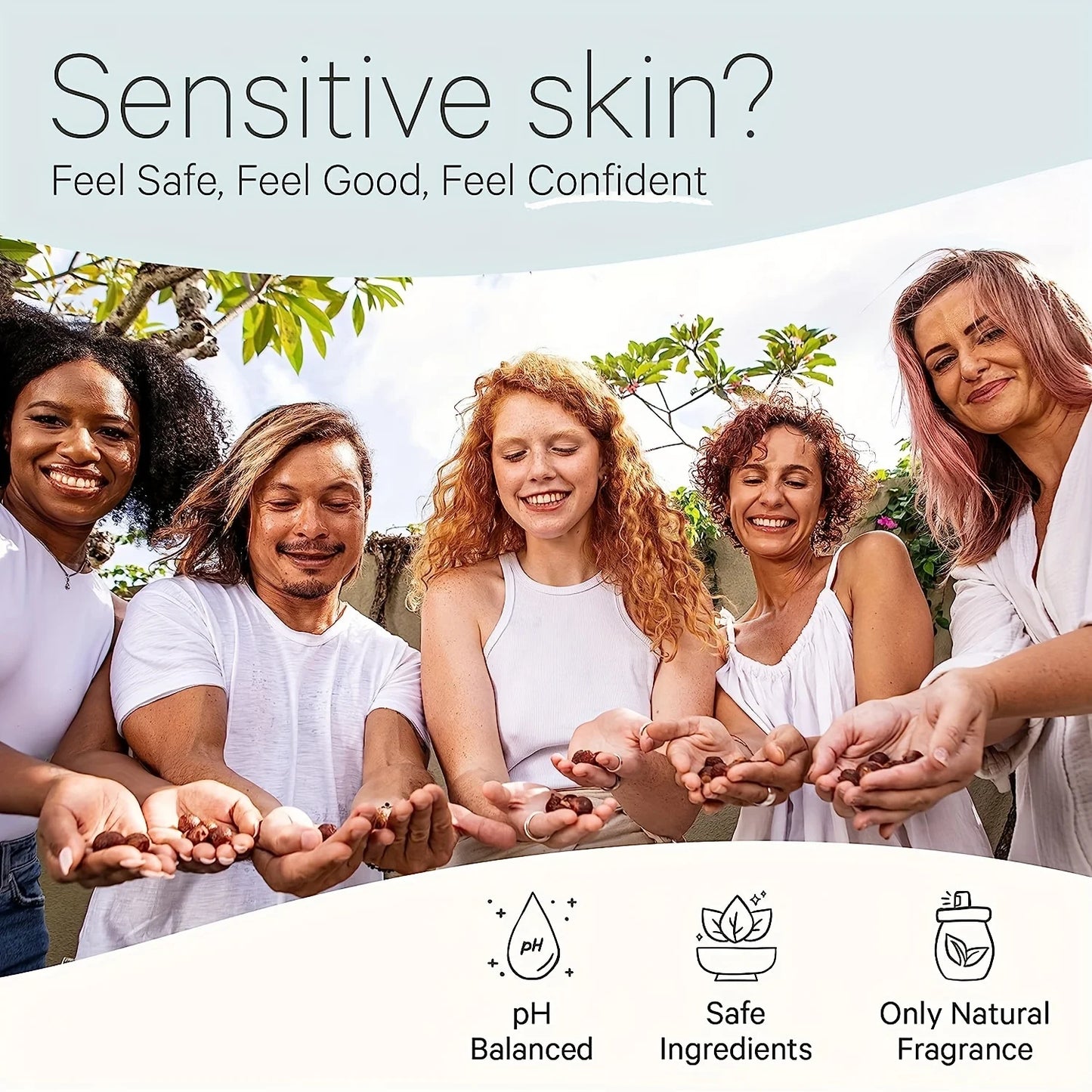 Hidratante facial a base de agua con ácido hialurónico, vitaminas C y E, té verde y aloe orgánico