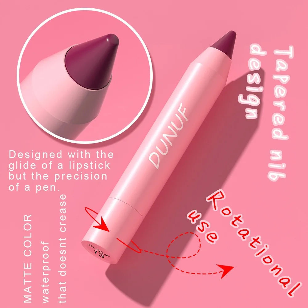 Lip Liner & Matte Lipstick. - 18 Color