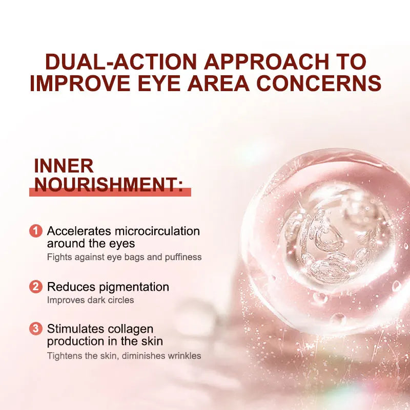 Astaxanthin Eye Cream Dark Circle Remover Eye Bags Anti Wrinkle Firming Moisturizing Eye Serum 20g