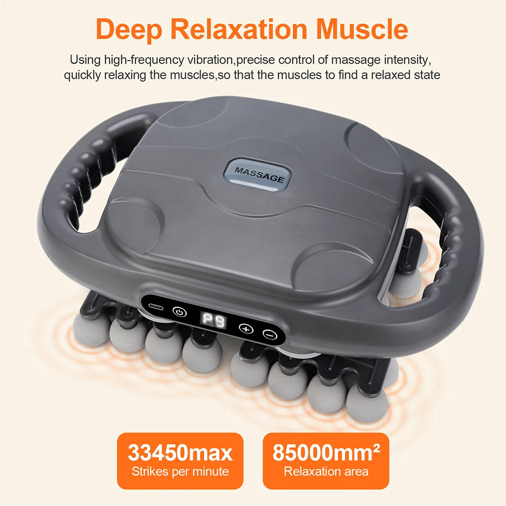 Fascia Gun with 42 Heads – High-Frequency Vibration