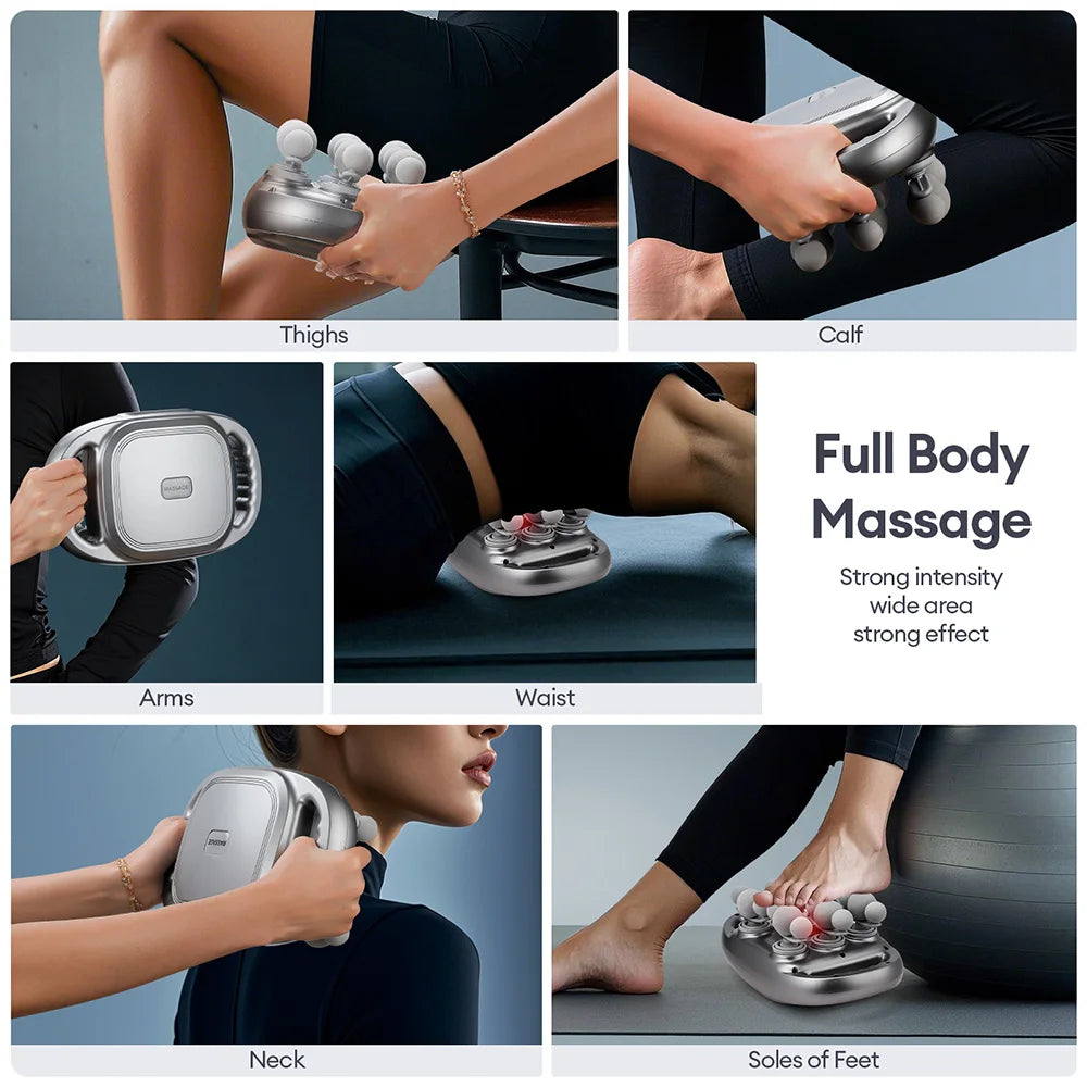 Body Massage Gun with 18 Heads – Muscle Relaxation and Recovery