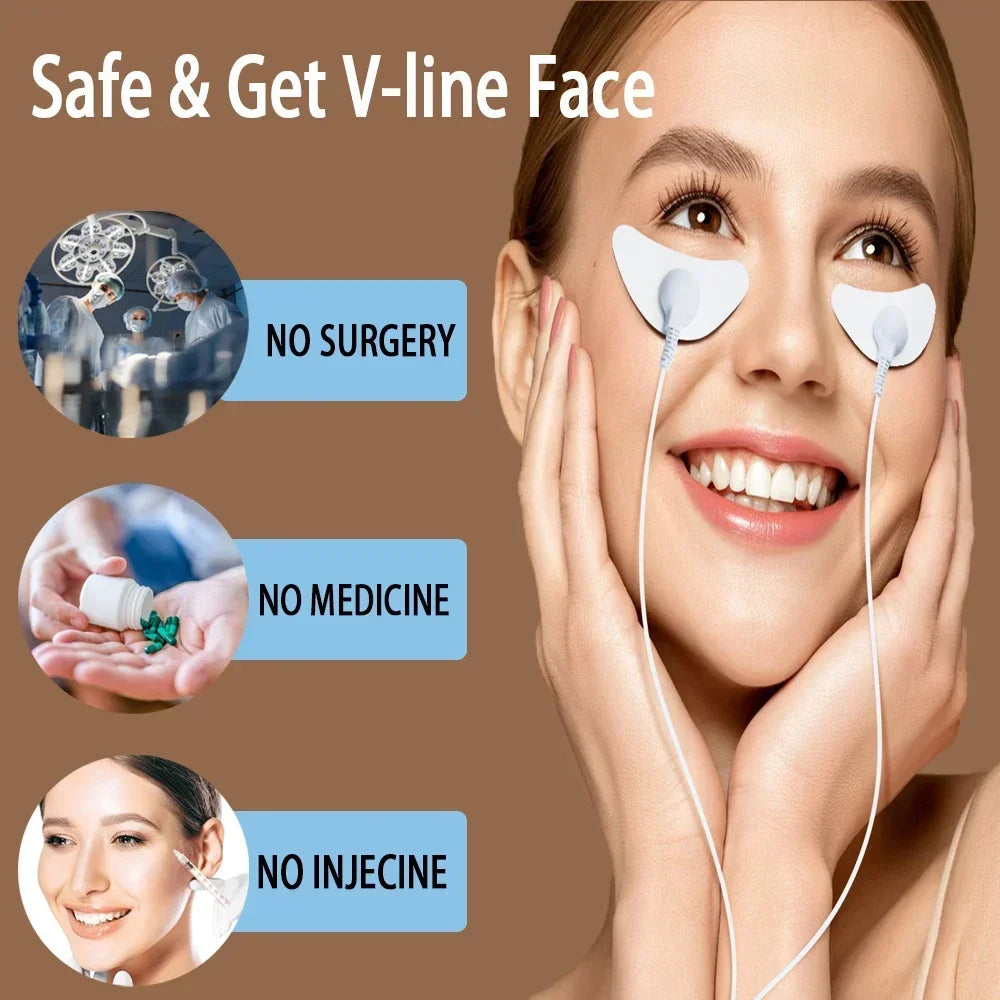 V-Shaped EMS Facial Massager – Needle-Free Lifting Technology