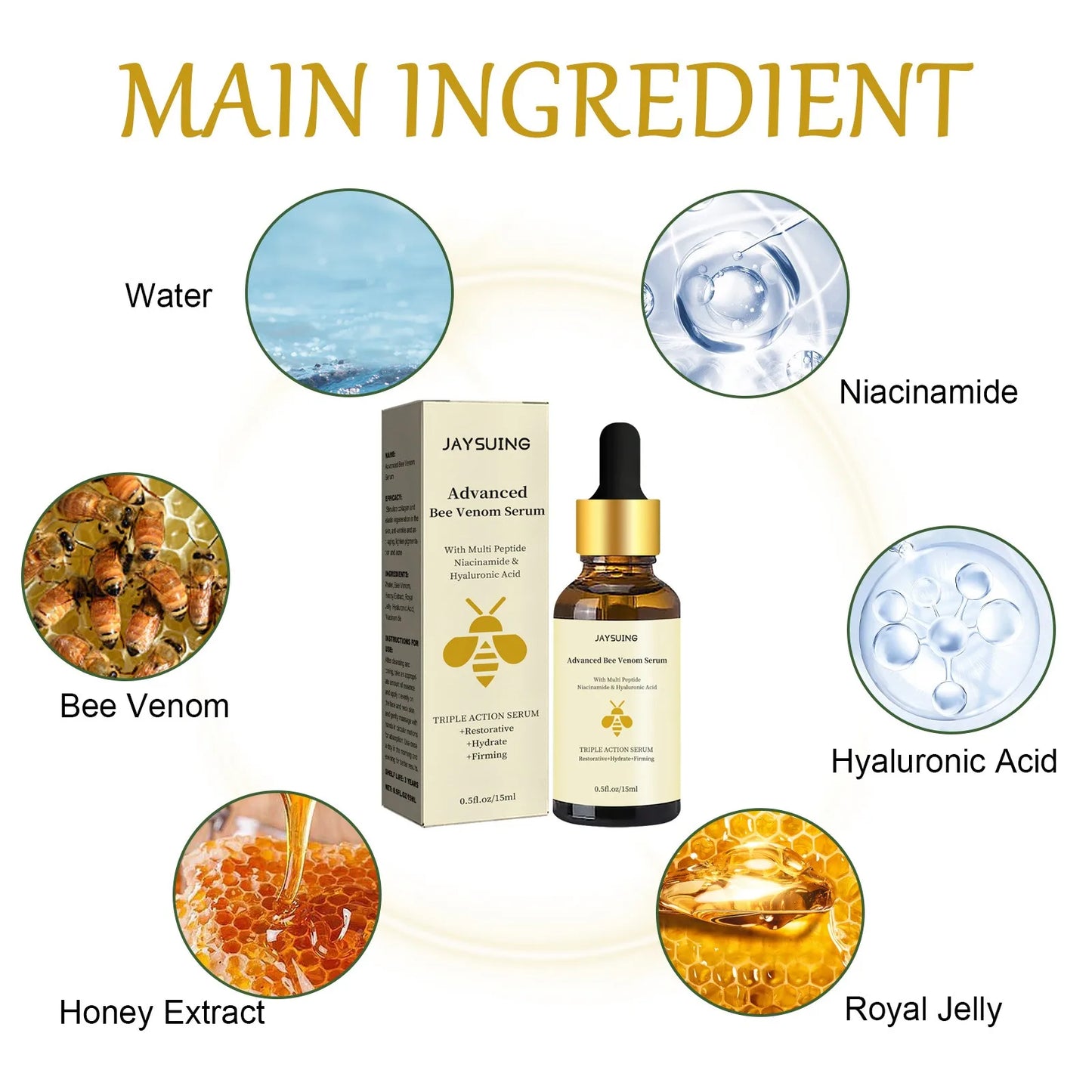 Revolutionize Your Skincare Routine with the Bee Venom Anti-Aging Serum – Deep Hydration, Repair, and Rejuvenated Skin