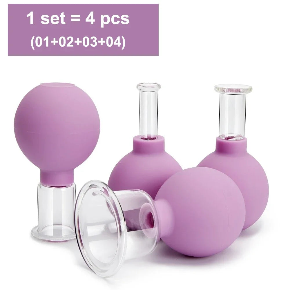 ✨ Rubber Cupping Facial Massager – Instant Lifting and Anti-Wrinkle Treatment ✨