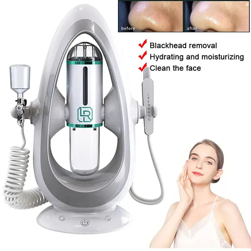 Oxygen Injection and Small Bubble Peeling Beauty Device | Aqua Facial Cleansing & Blackhead Suction