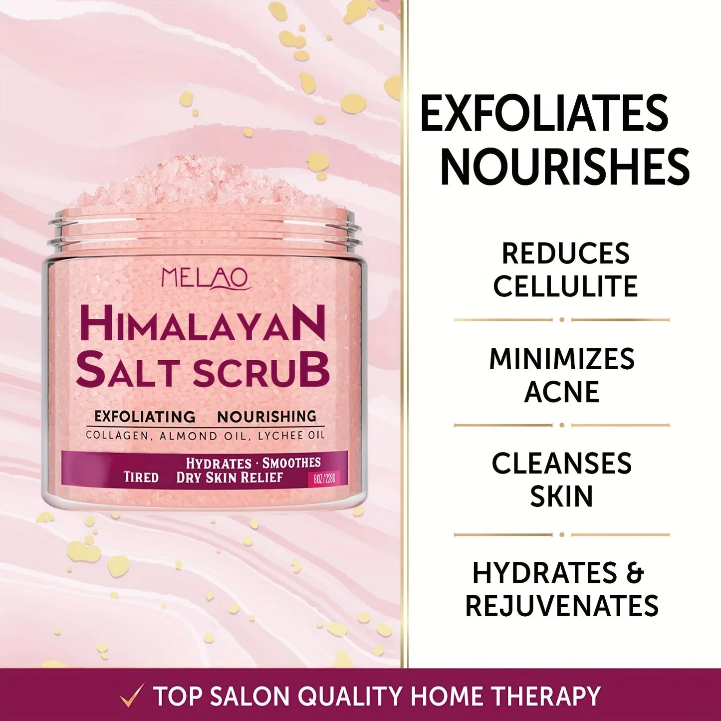Himalayan Salt Body Scrub with Collagen and Stem Cells – The Revolution in Skincare