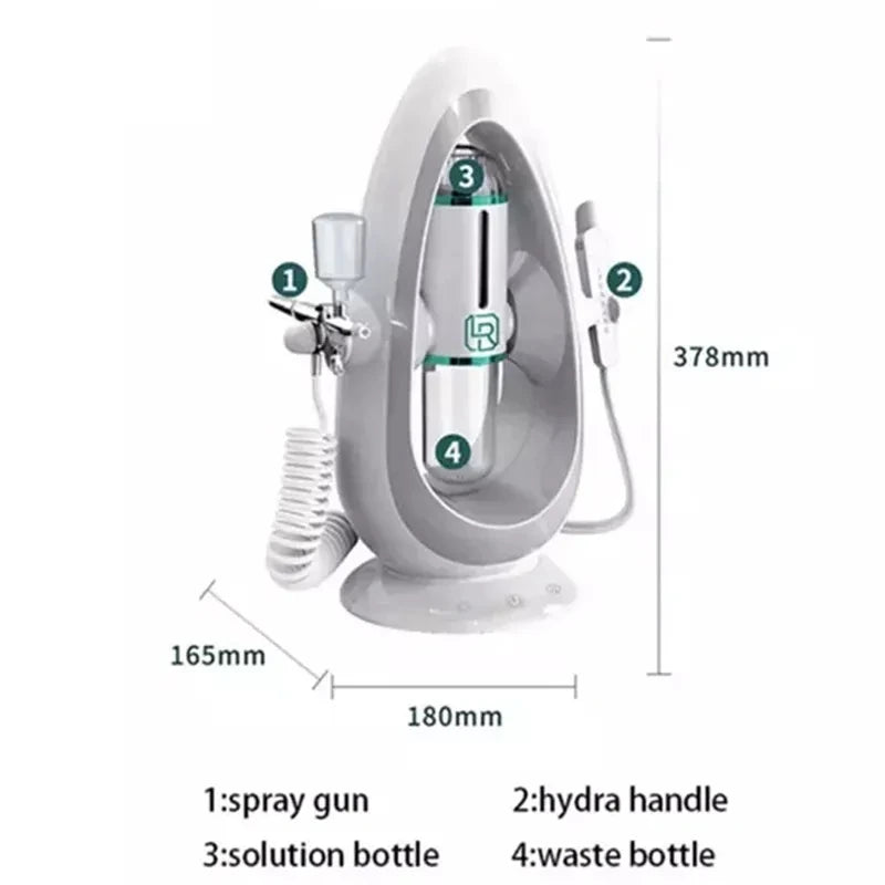 Oxygen Injection and Small Bubble Peeling Beauty Device | Aqua Facial Cleansing & Blackhead Suction