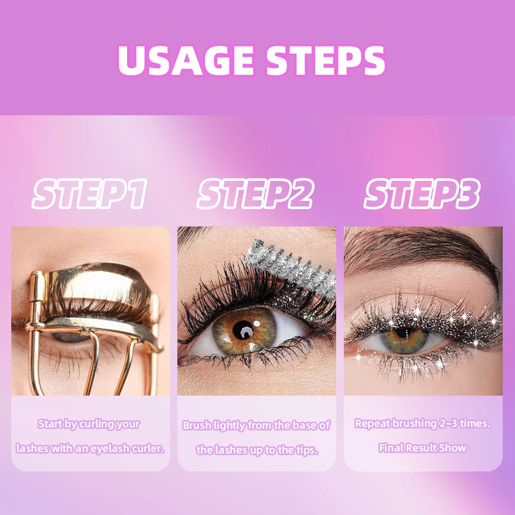 Discover the magic of our dazzling diamond mascara!✨