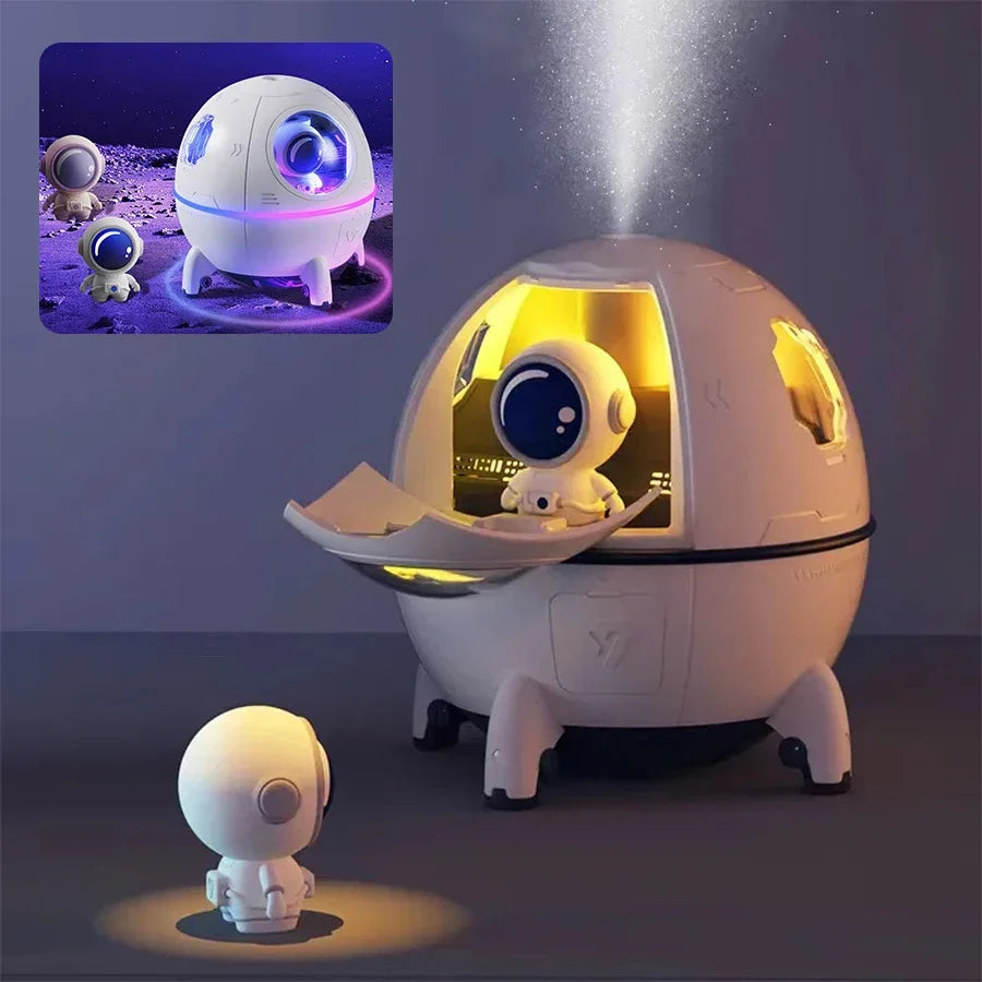 Humidificador de aire Space Capsule: innovación y comodidad con un diseño futurista