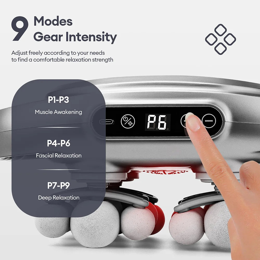 Body Massage Gun with 18 Heads – Muscle Relaxation and Recovery