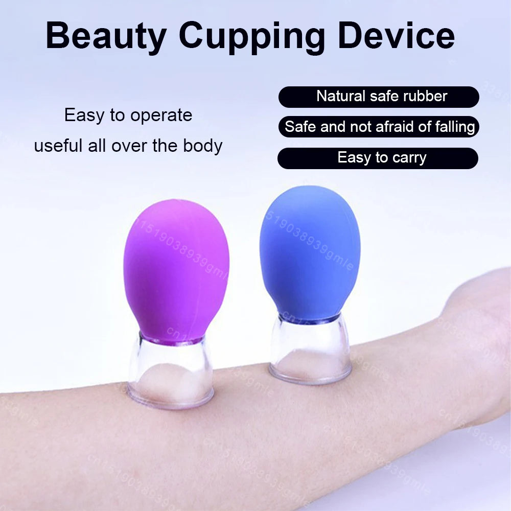 Professional Silicone Suction Cup for Facial and Body Massage – 360° Rejuvenation with Vacuum and Steam Technology