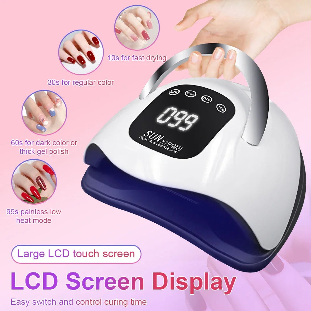 Lámpara secadora de uñas profesional LED/UV