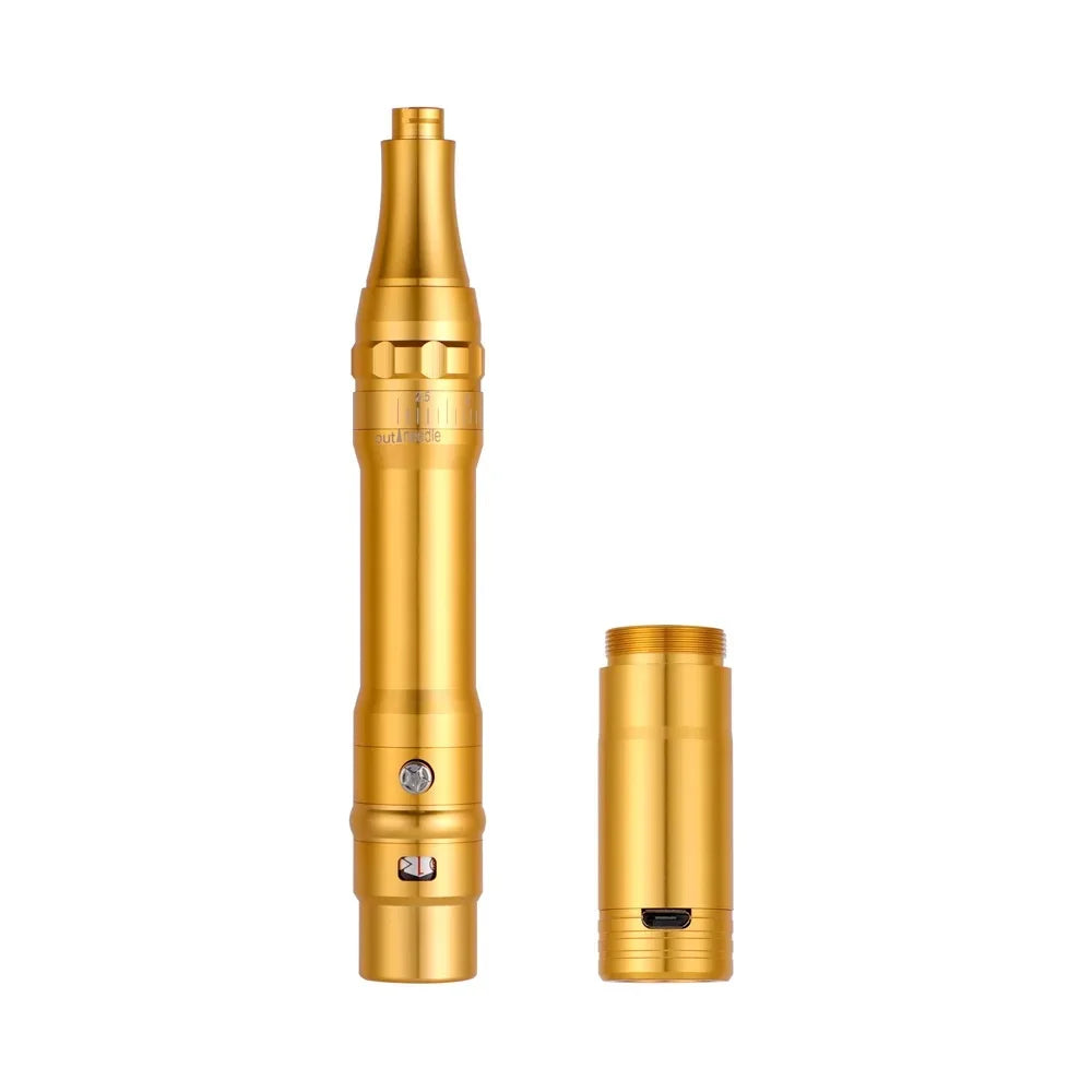 Máquina profesional de micropigmentación para tatuaje de cejas con batería.