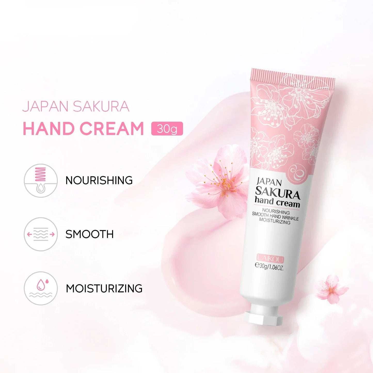 Crema de manos japonesa Sakura - Hidratante y reparadora 30 g