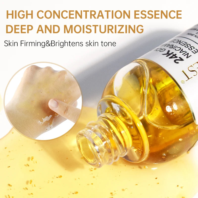Niacinamide Serum Hyaluronic Acid for Face 24K Gold.