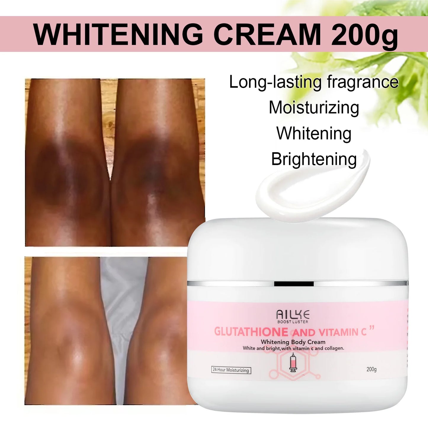 Whitening & Anti-Aging Skin Care Pack with Shea Butter, Glutathione & Vitamin C