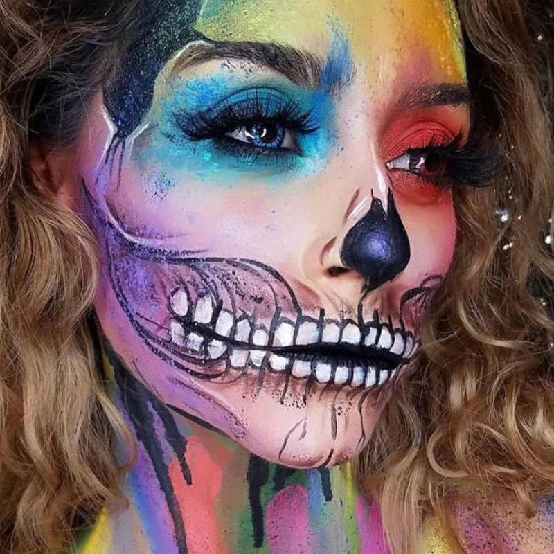 42 color palette of body and face paint