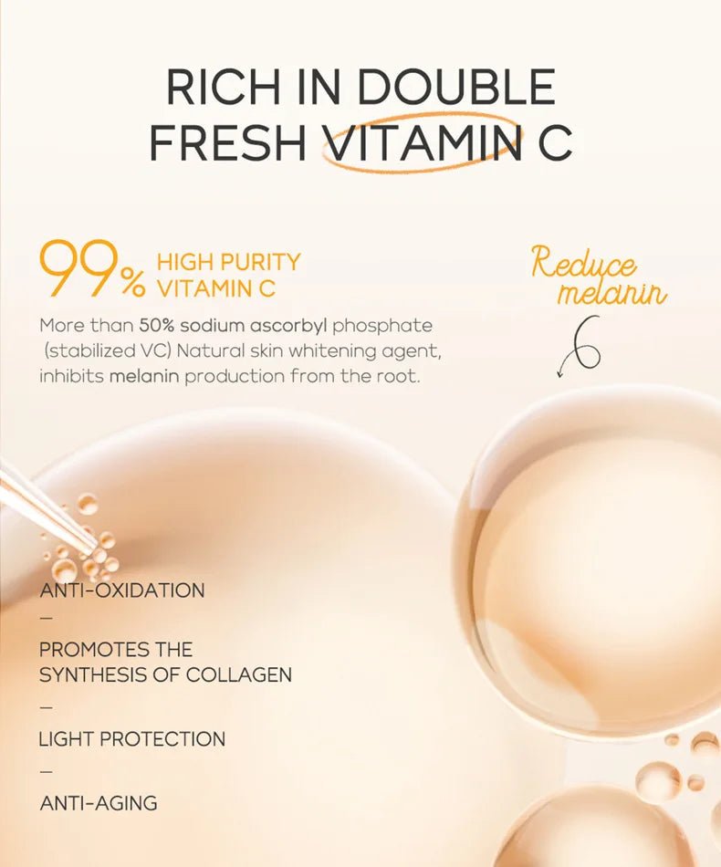 Set de cuidado de la piel con vitamina C - 5 piezas