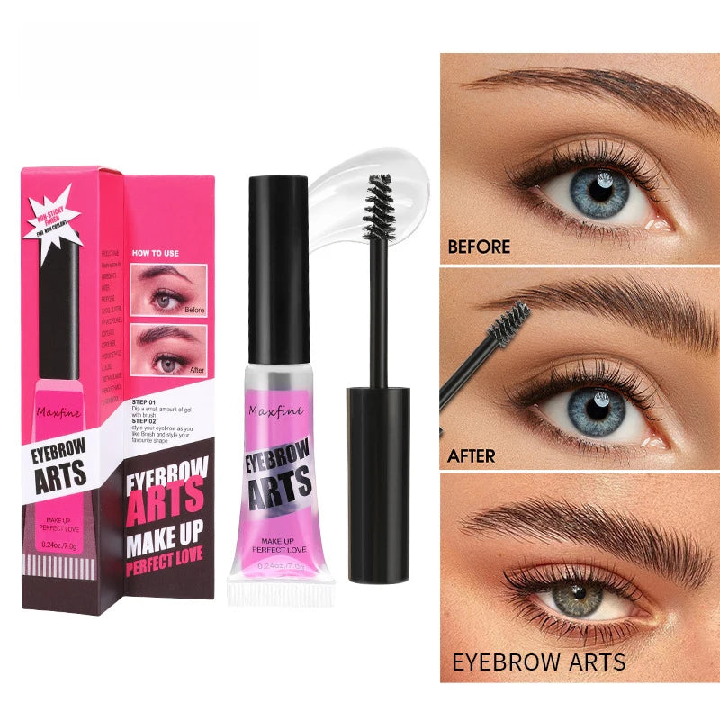 Gel transparente para cejas de larga duración - Resistente al agua