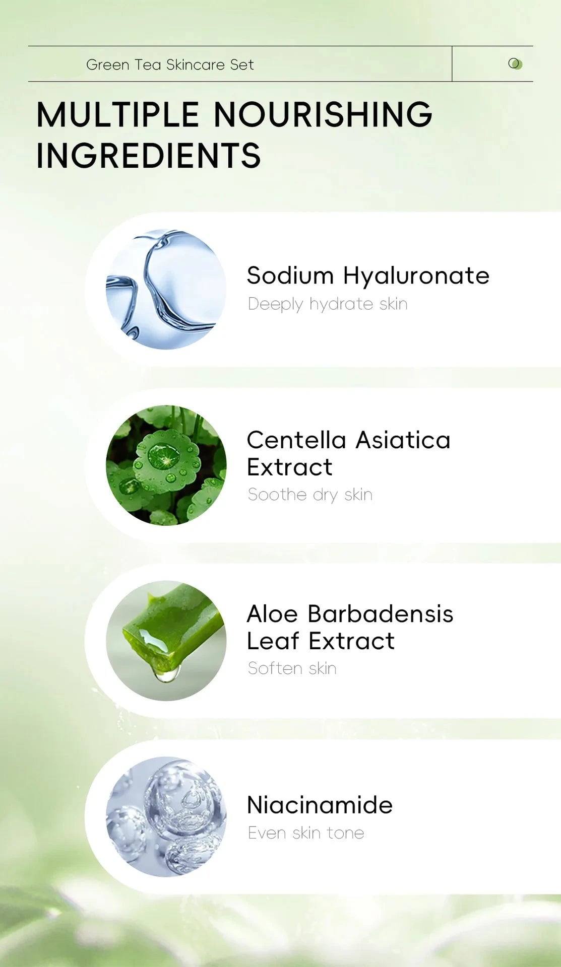 5-Piece Green Tea Skincare Set