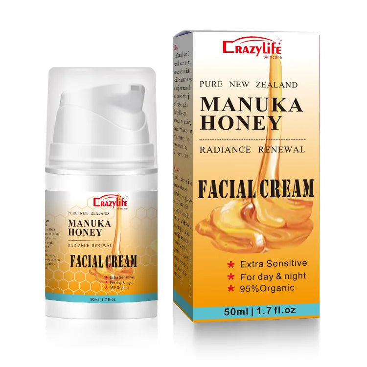 Firming Face Cream with Manuka Honey and New Zealand Bee Venom, night cream 50 ml
