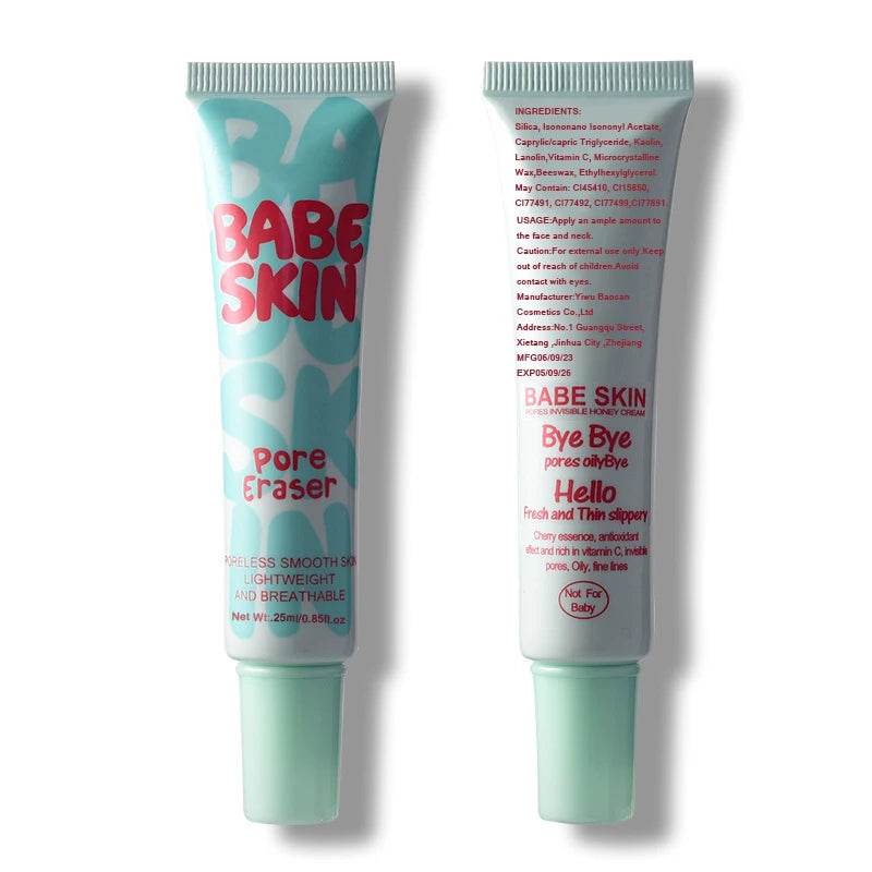 Instant Pore Eraser Primer Makeup Smooth Skin Lightweight,Breathable Fragrance Face Primer 25ml