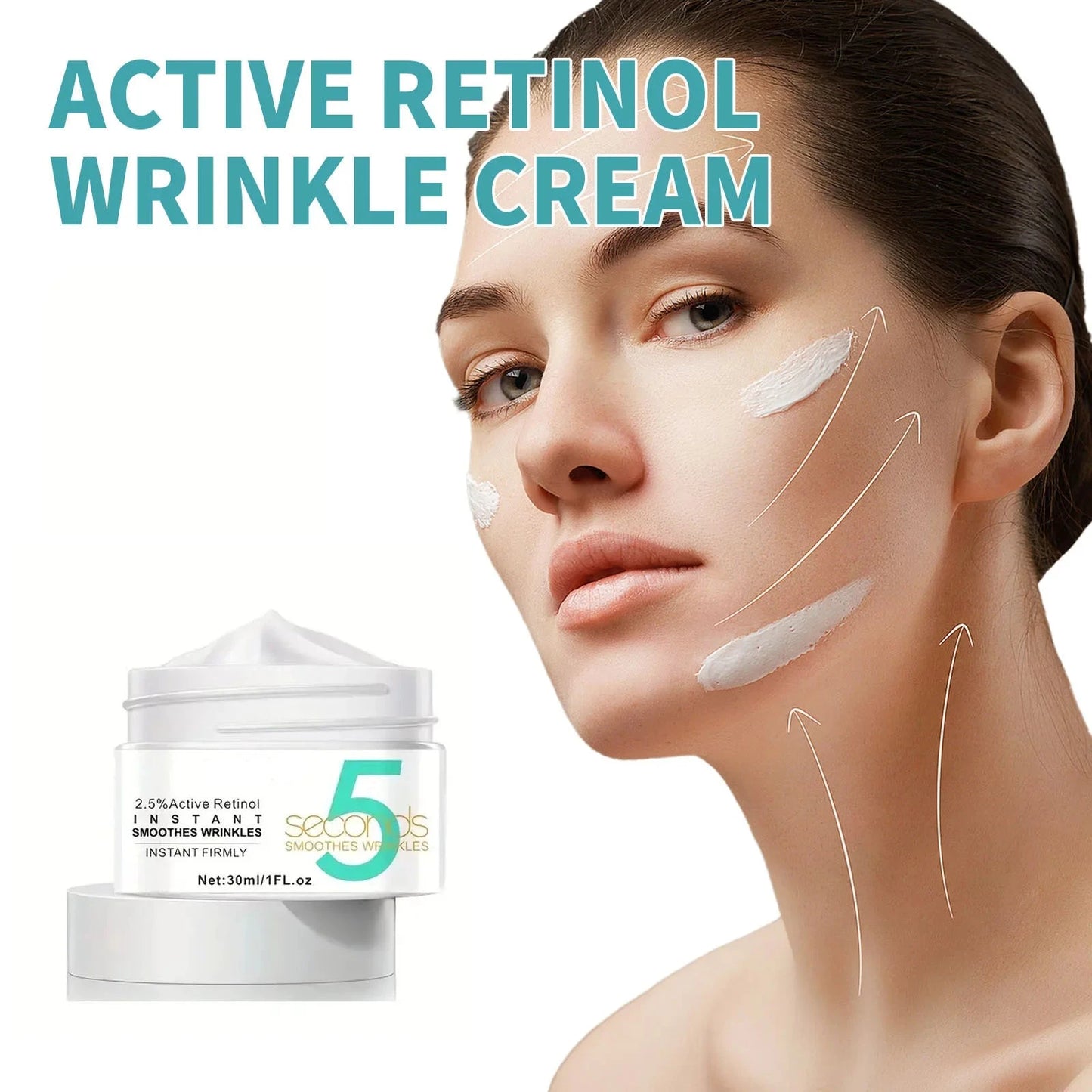 5 Seconds Anti-Wrinkle Retinol Face Cream: Instant Lifting and Firming Effects