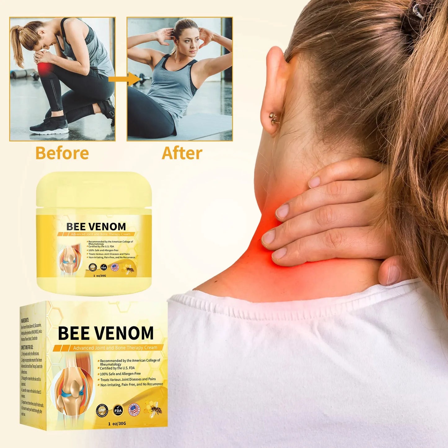 Advanced Joint Cream with Propolis and Bee Venom