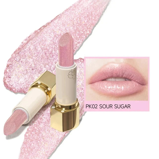 Long-Lasting Moisturizing Shiny Diamond Lipstick 13 Colors Lip Gloss Glitter Shimmer Lip Blam