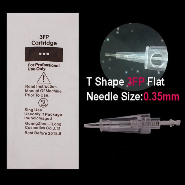 Máquina profesional de micropigmentación para tatuaje de cejas con batería.