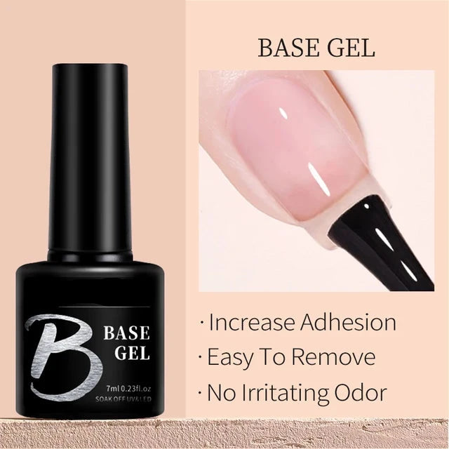Esmalte de uñas en gel de 129 colores y 7 ml: barniz de manicura semipermanente con curado LED/UV