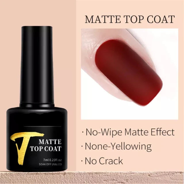 Esmalte de uñas en gel de 129 colores y 7 ml: barniz de manicura semipermanente con curado LED/UV