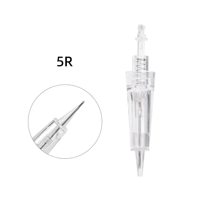 Máquina profesional de micropigmentación para tatuaje de cejas con batería.