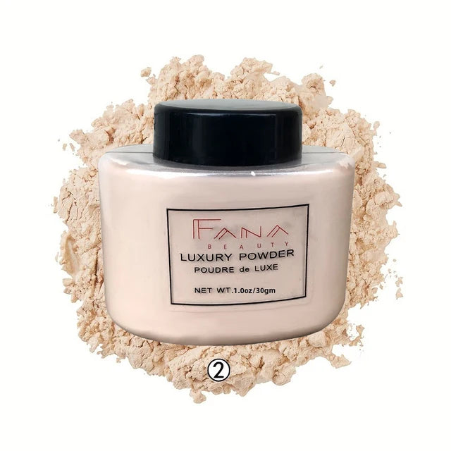 Luxurious Loose Powder - Oil Control & Flawless Finish - 4 Authentic Colors