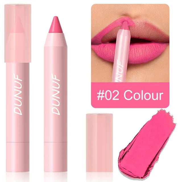 Lip Liner & Matte Lipstick. - 18 Color