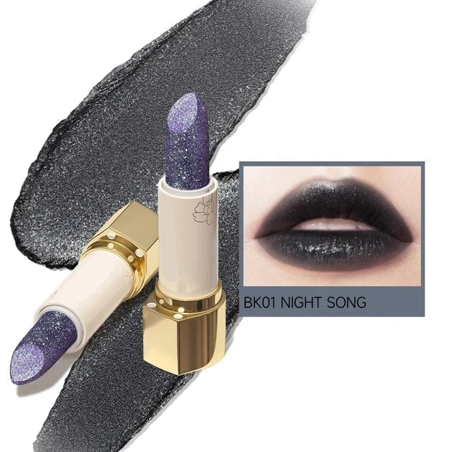 Long-Lasting Moisturizing Shiny Diamond Lipstick 13 Colors Lip Gloss Glitter Shimmer Lip Blam