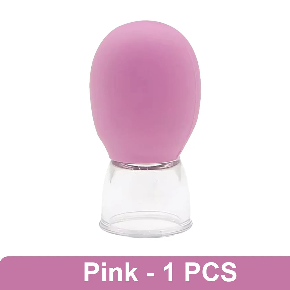 Professional Silicone Suction Cup for Facial and Body Massage – 360° Rejuvenation with Vacuum and Steam Technology