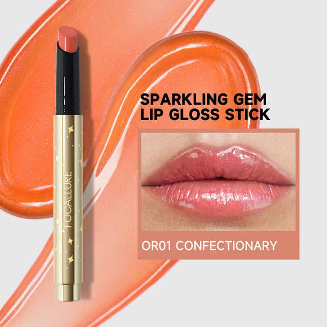 Long-lasting moisturising pearlescent lipstick – Glossy lip balm