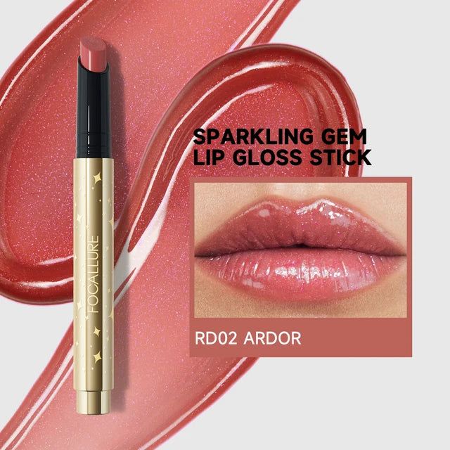Long-lasting moisturising pearlescent lipstick – Glossy lip balm