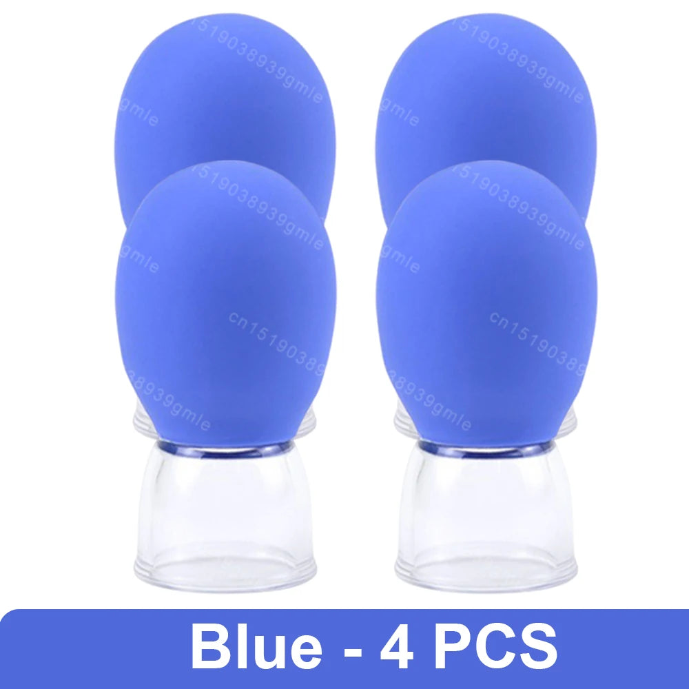 Professional Silicone Suction Cup for Facial and Body Massage – 360° Rejuvenation with Vacuum and Steam Technology