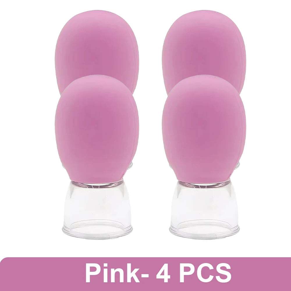 Professional Silicone Suction Cup for Facial and Body Massage – 360° Rejuvenation with Vacuum and Steam Technology